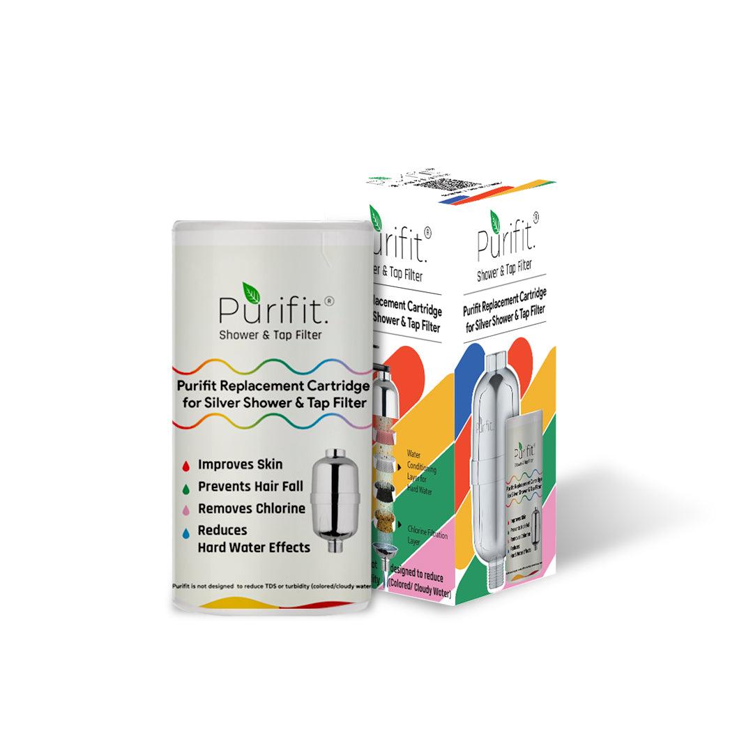 Silver Shower & Tap Filter Replacement Cartridge - Purifit