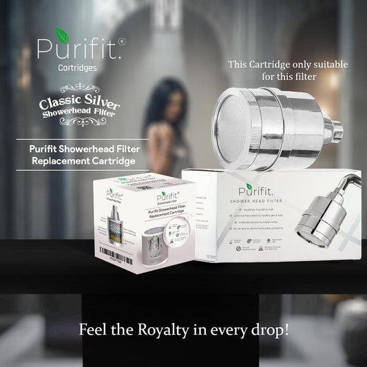 Shower Head Filter Replacement Cartridge - Purifit