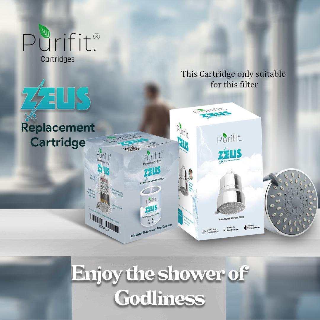 Zeus - Multi spray Shower Head Filter Cartridge - Purifit