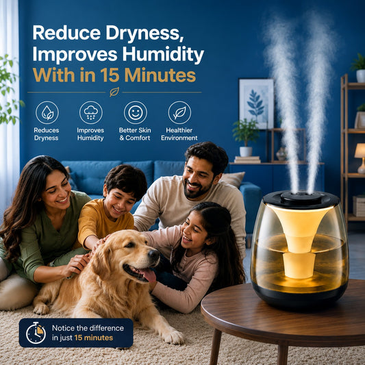 PURIFIT Smart Humidifier 3L – 3 Mist Modes & 7 Ambient Lights