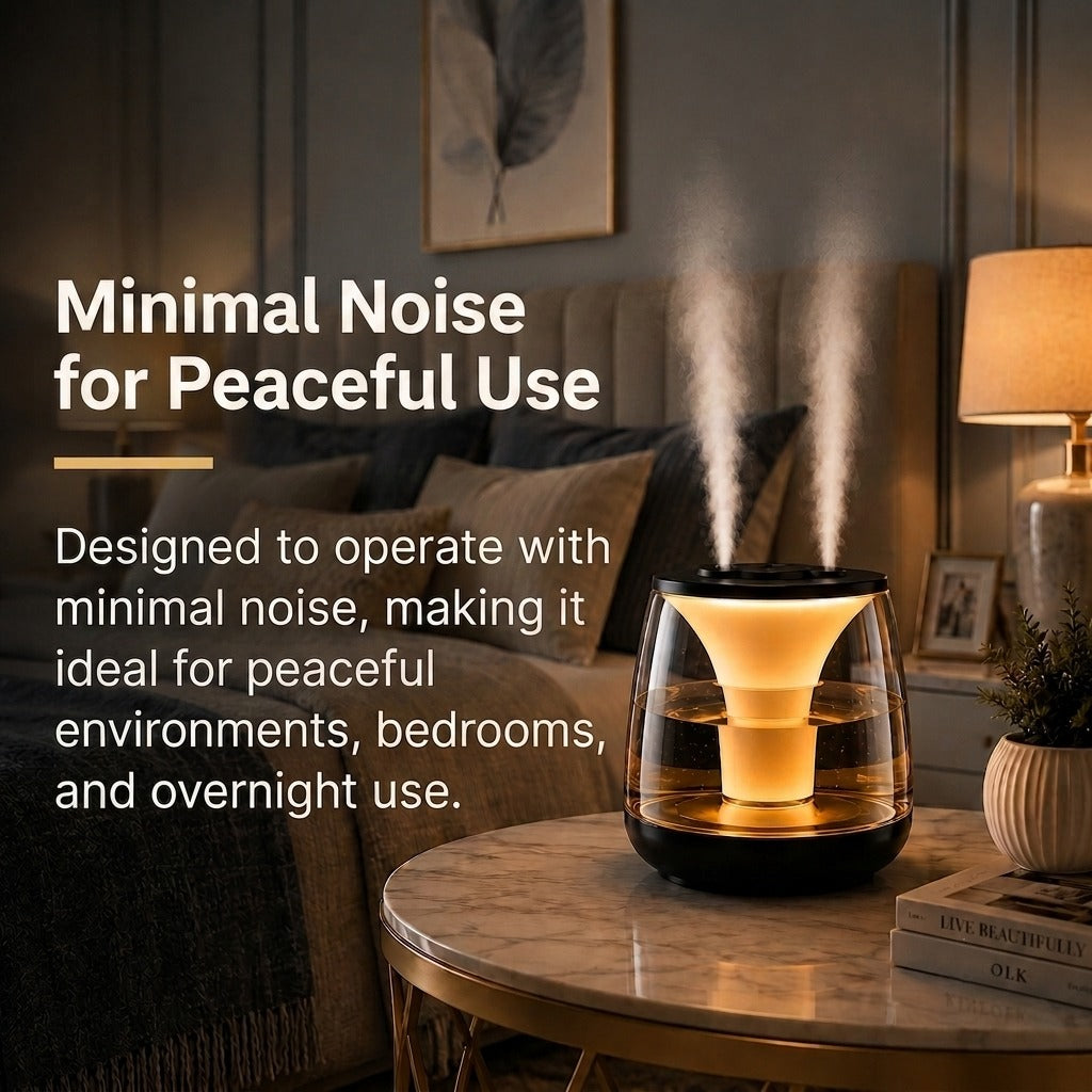 PURIFIT Smart Humidifier 3L – 3 Mist Modes & 7 Ambient Lights