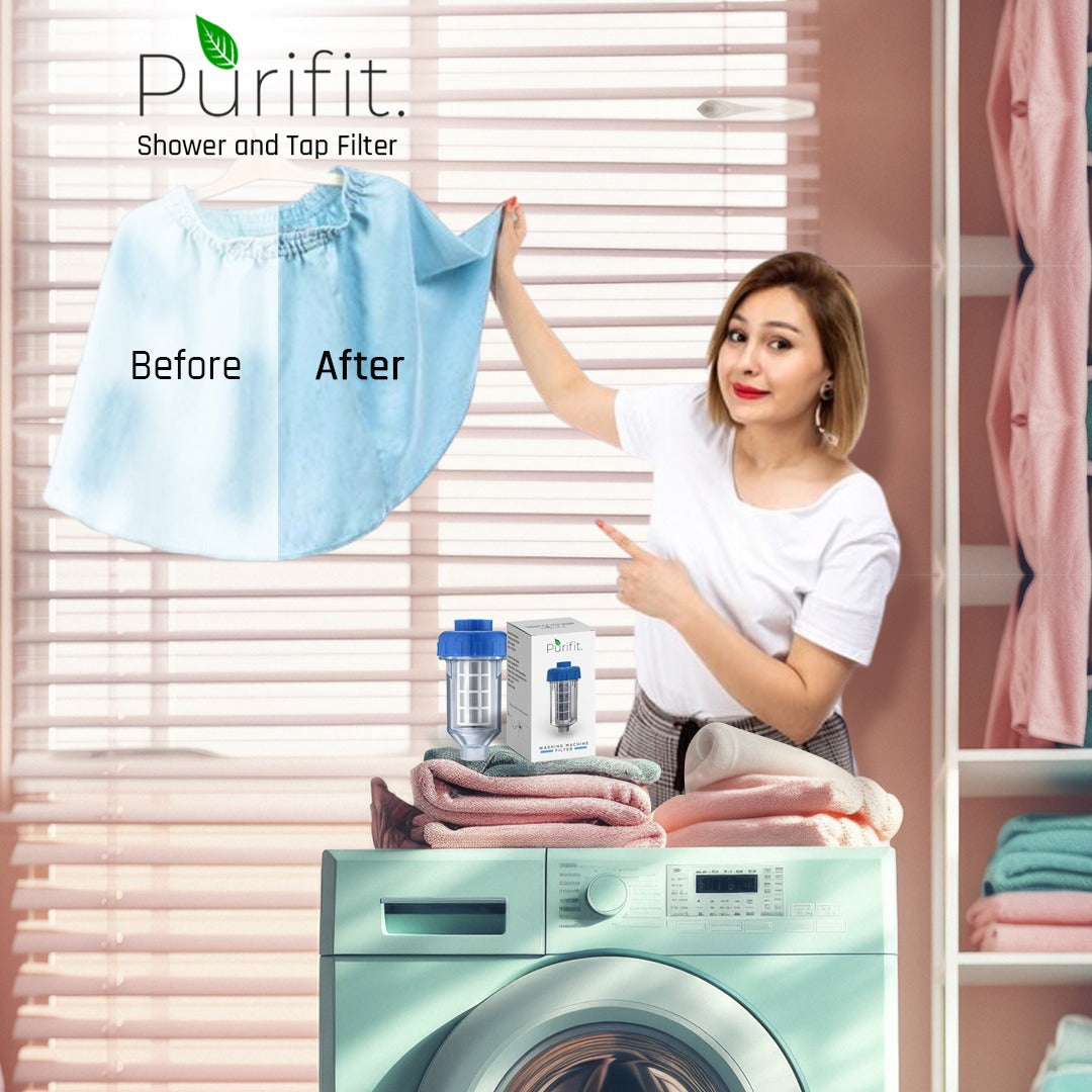 Purifit Washing Machine Filter | Hard Water Softener for Top Load and Front Load Machines