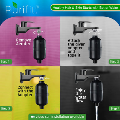 Purifit Ultra-Hard Water Shower & Tap Filter