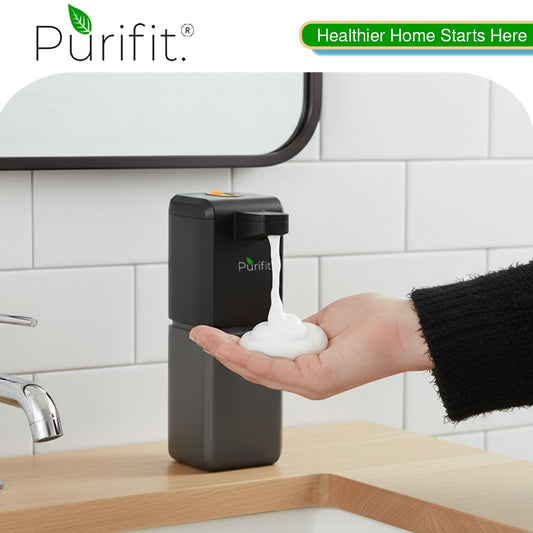 Purifit Touchless Automatic Soap Dispenser – Matte Black