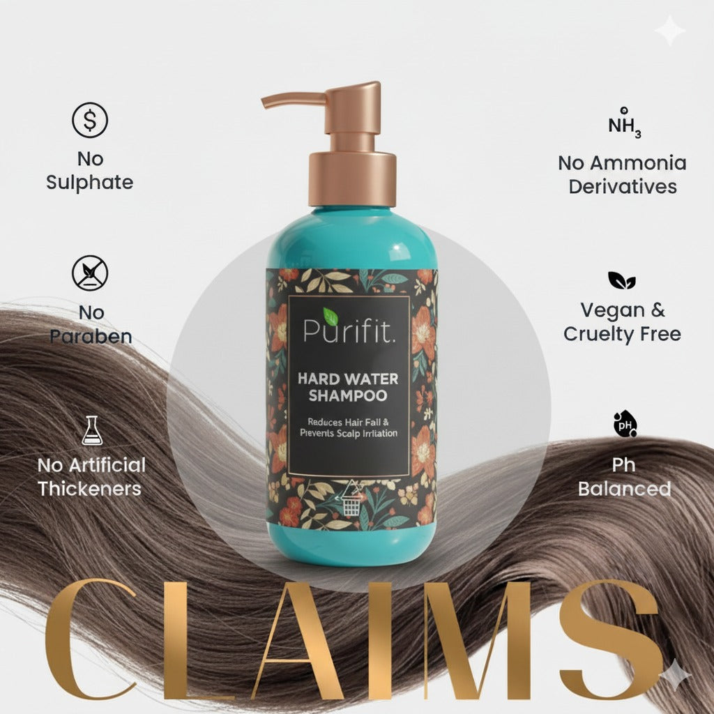 Purifit Hard Water Defense Shampoo – Mineral Removal & Hair Nourishment