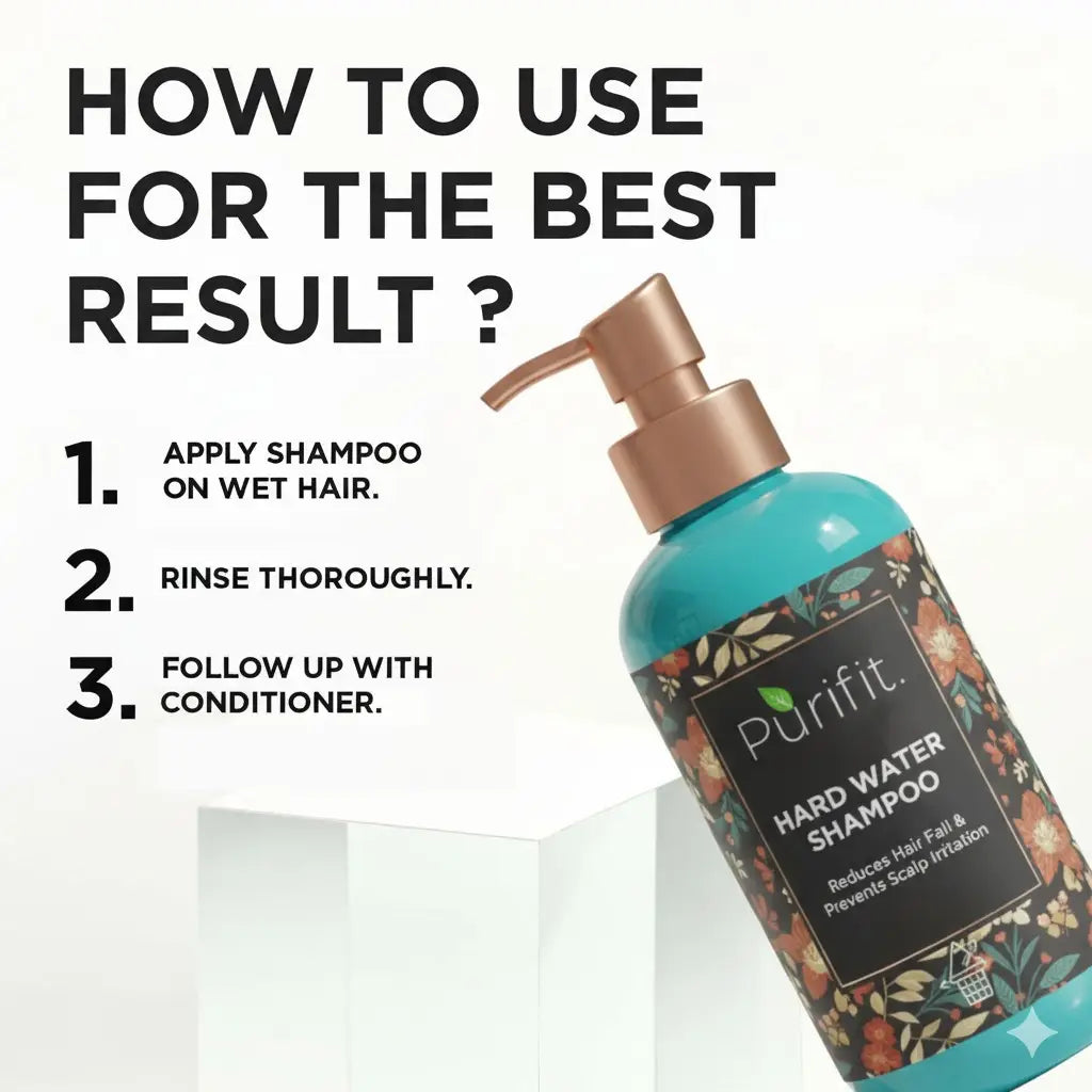 Purifit Hard Water Defense Shampoo – Mineral Removal & Hair Nourishment