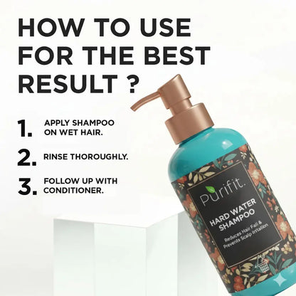 Purifit Hard Water Defense Shampoo – Mineral Removal & Hair Nourishment
