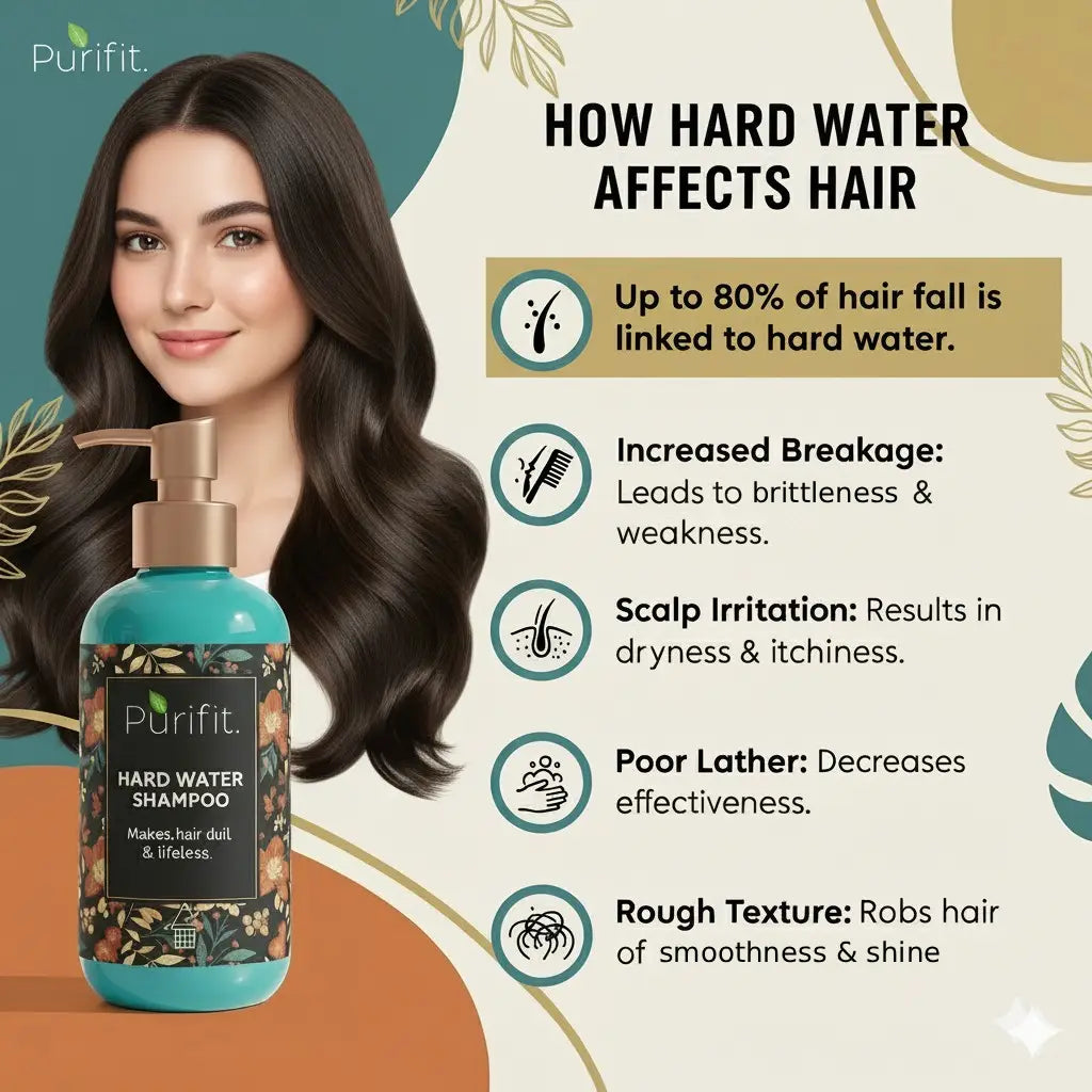 Purifit Hard Water Defense Shampoo – Mineral Removal & Hair Nourishment