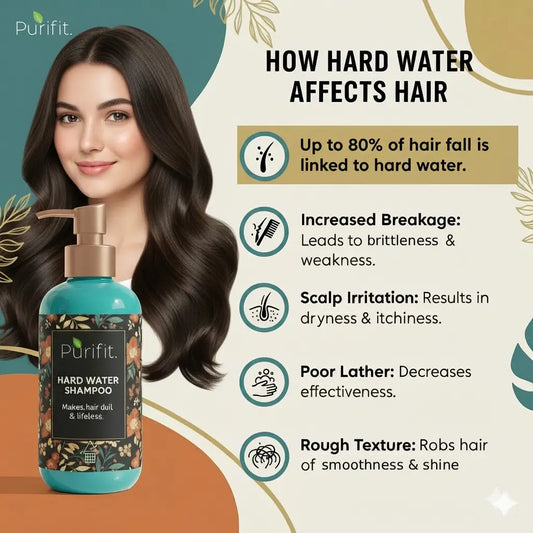 Purifit Hard Water Defense Shampoo – Mineral Removal & Hair Nourishment