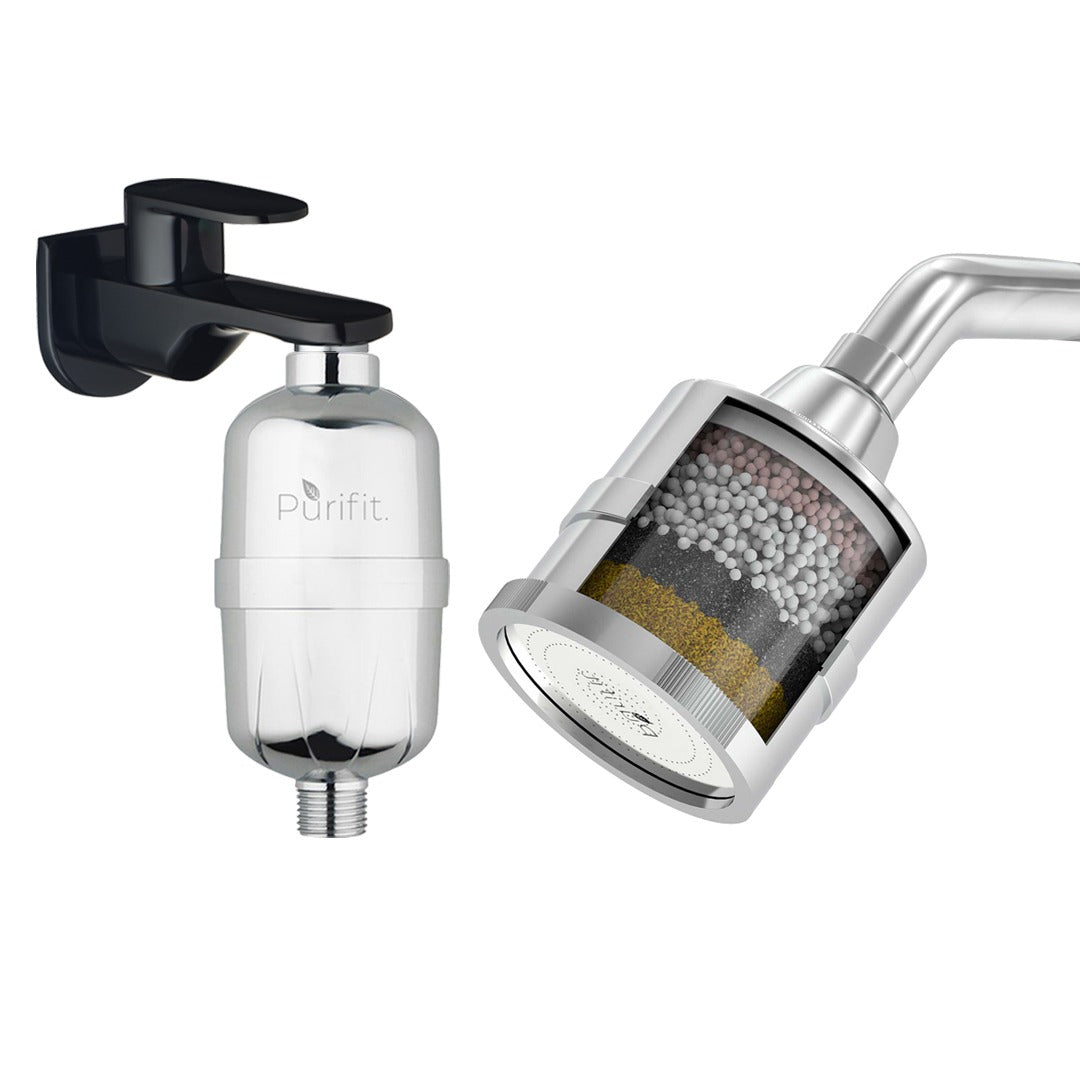 Classic All-Rounder Shower & Tap Filter + Shower Head Filter Combo