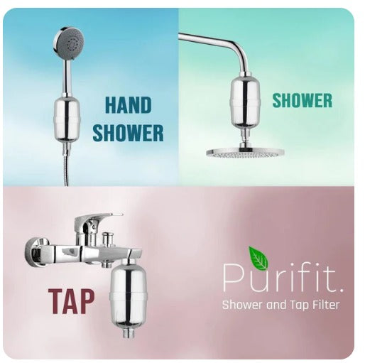 Classic All-Rounder Shower & Tap Filter + Shower Head Filter Combo