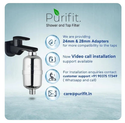 Classic All-Rounder Shower & Tap Filter + Shower Head Filter Combo