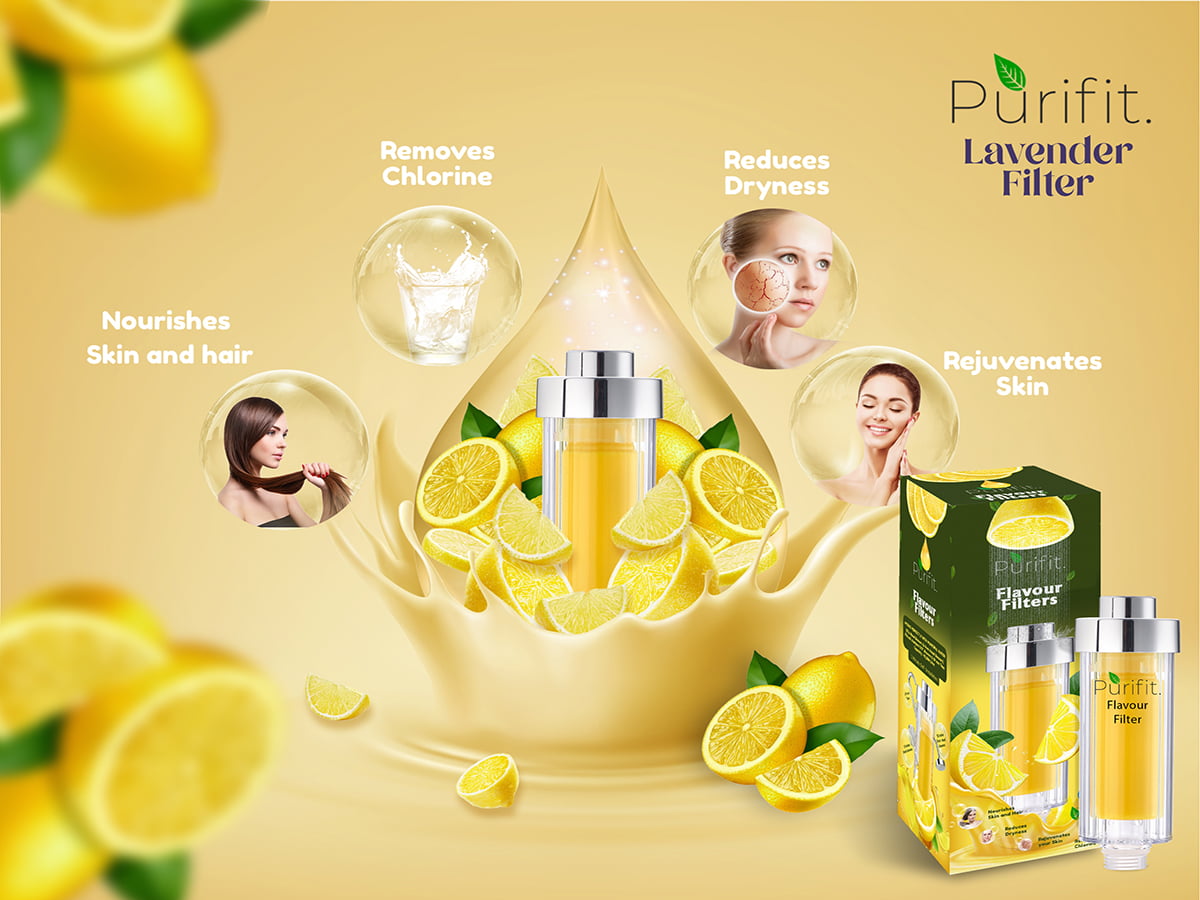 Purifit Lemon Flavoured Shower Filter